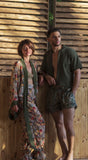 Ensemble Nomade kimono court plus pantalon