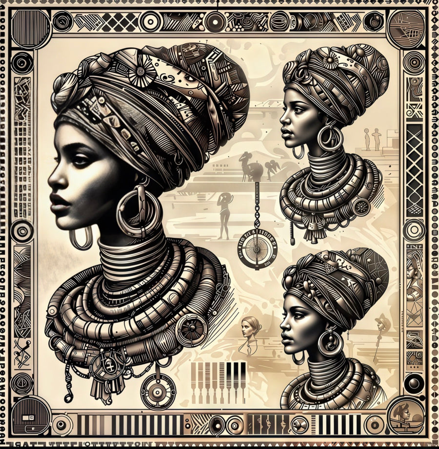 Foulard African queen
