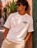 T-shirt oversize AKEWA  FLY confectionné avec du coton premium 240 gr /m2 confort durable et coupe structurée