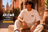 T-shirt oversize AKEWA  FLY confectionné avec du coton premium 240 gr /m2 confort durable et coupe structurée