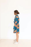 ROBE CHEMISIER FLEURS - AKEWA