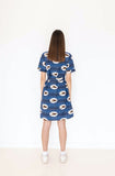 ROBE CHEMISIER HIRONDELLES - AKEWA