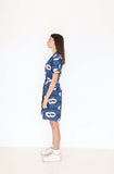 ROBE CHEMISIER HIRONDELLES - AKEWA