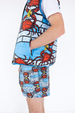 SHORT DE BAIN CRAB - COLLAB' AKEWA & WAFL DESIGN