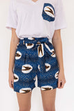 SHORT TAILLE HAUTE WAX HIRONDELLES - AKEWA